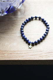 Bijou trinite etoile celeste lapis lazuli