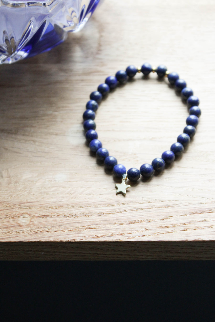 Bijou trinite etoile celeste lapis lazuli