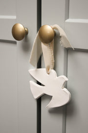 Colombe en argile – Cadeau chrétien catholique symbole de paix