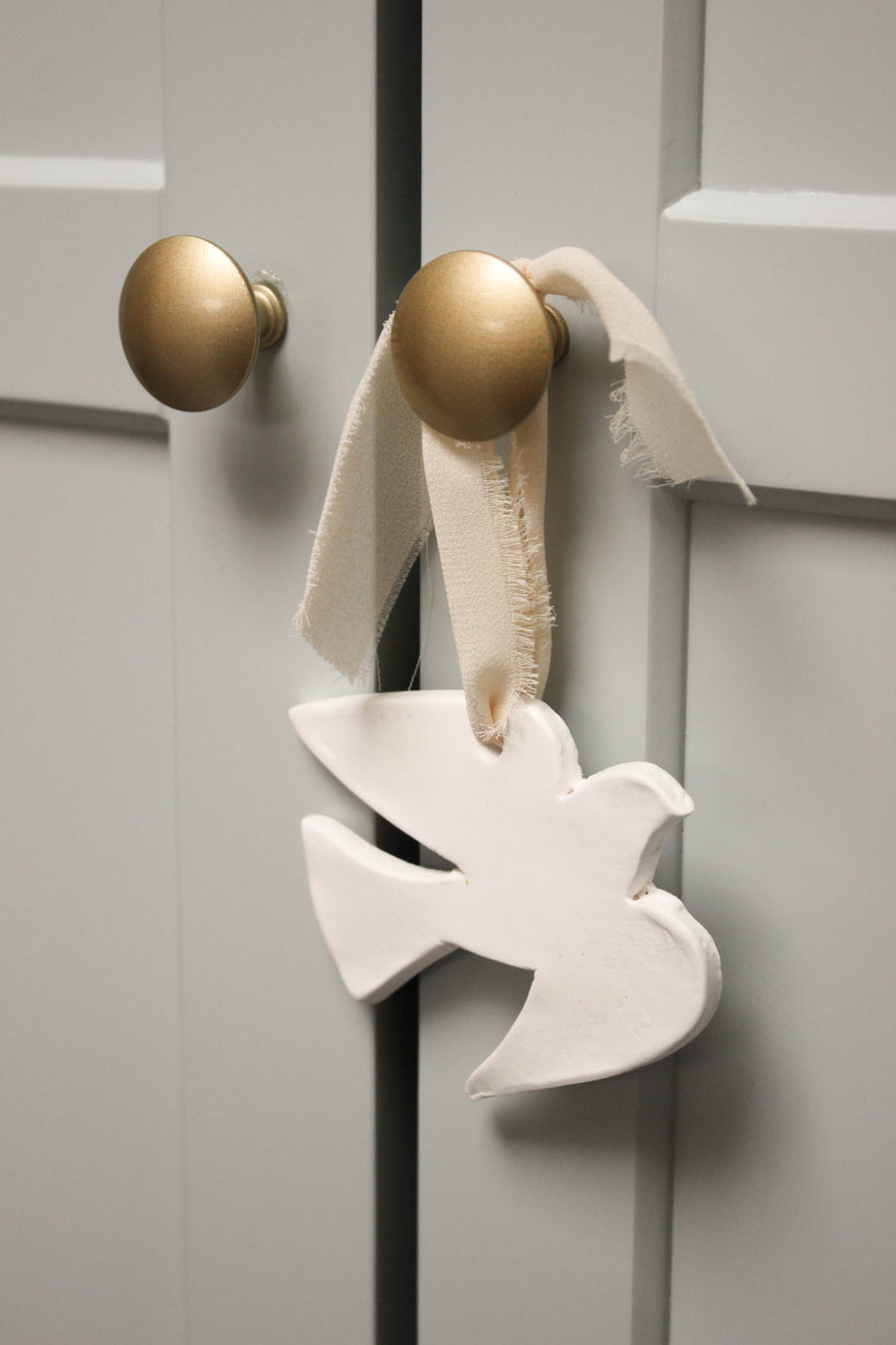 Colombe en argile – Cadeau chrétien catholique symbole de paix