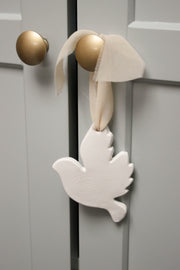 Objet deco a suspendre colombe en vol