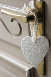 Deco suspension chretienne coeur delicat